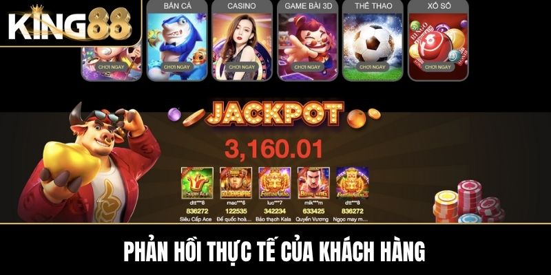 Phản hồi thực tế của khách hàng