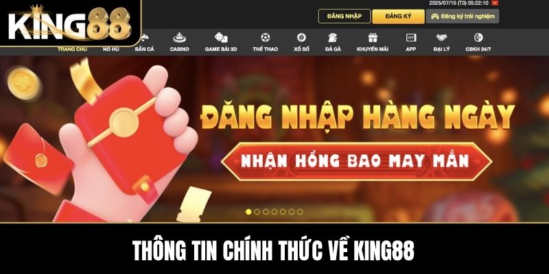 Thông tin chính thức về KING88